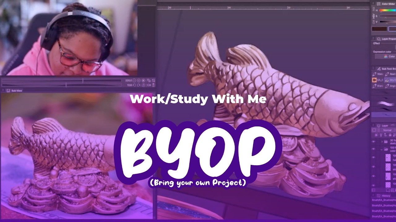 Snowed In 🥶 - Bring Your Own Project | Chill Work/Study With Me - Episode 39