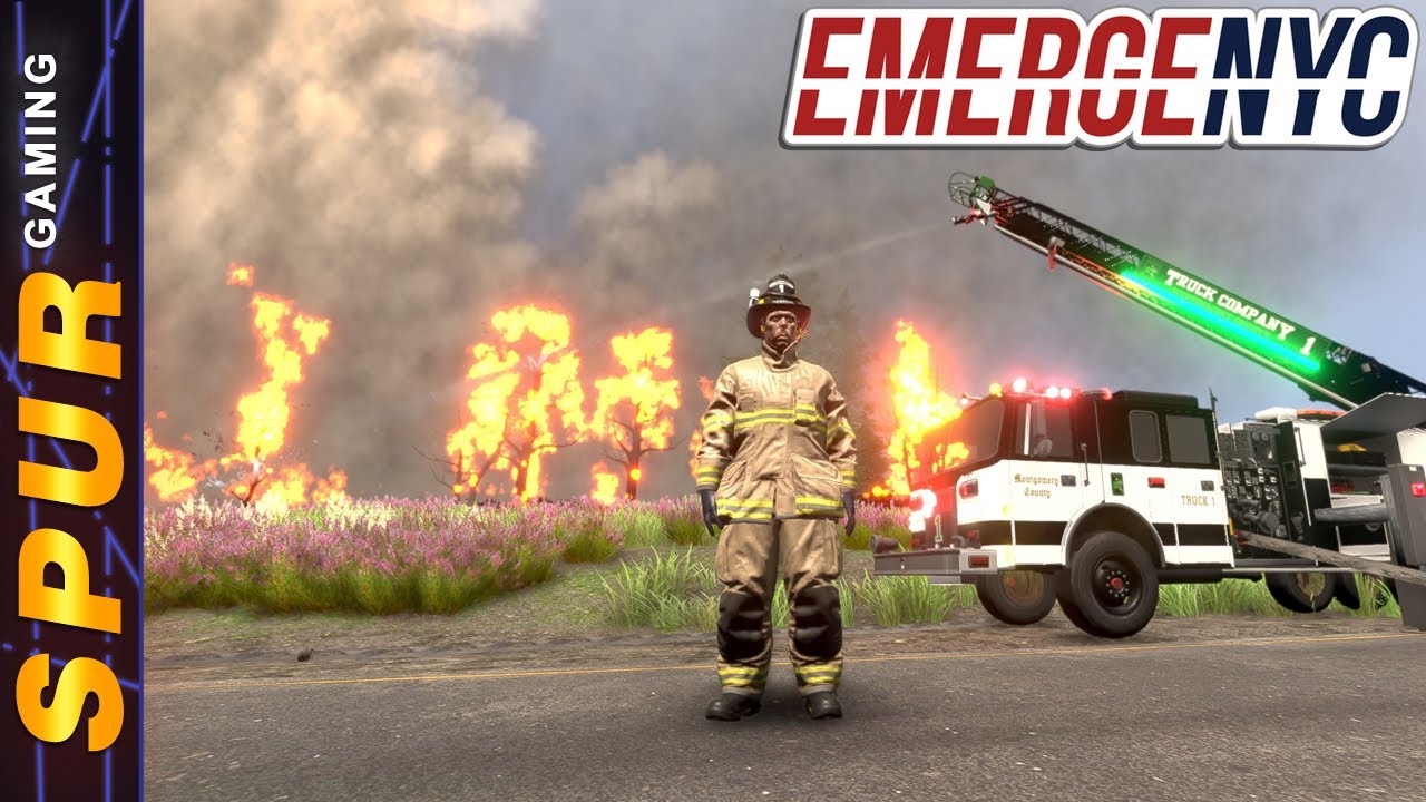 Battling a LARGE Brush Fire Montgomery County - EmergeNYC