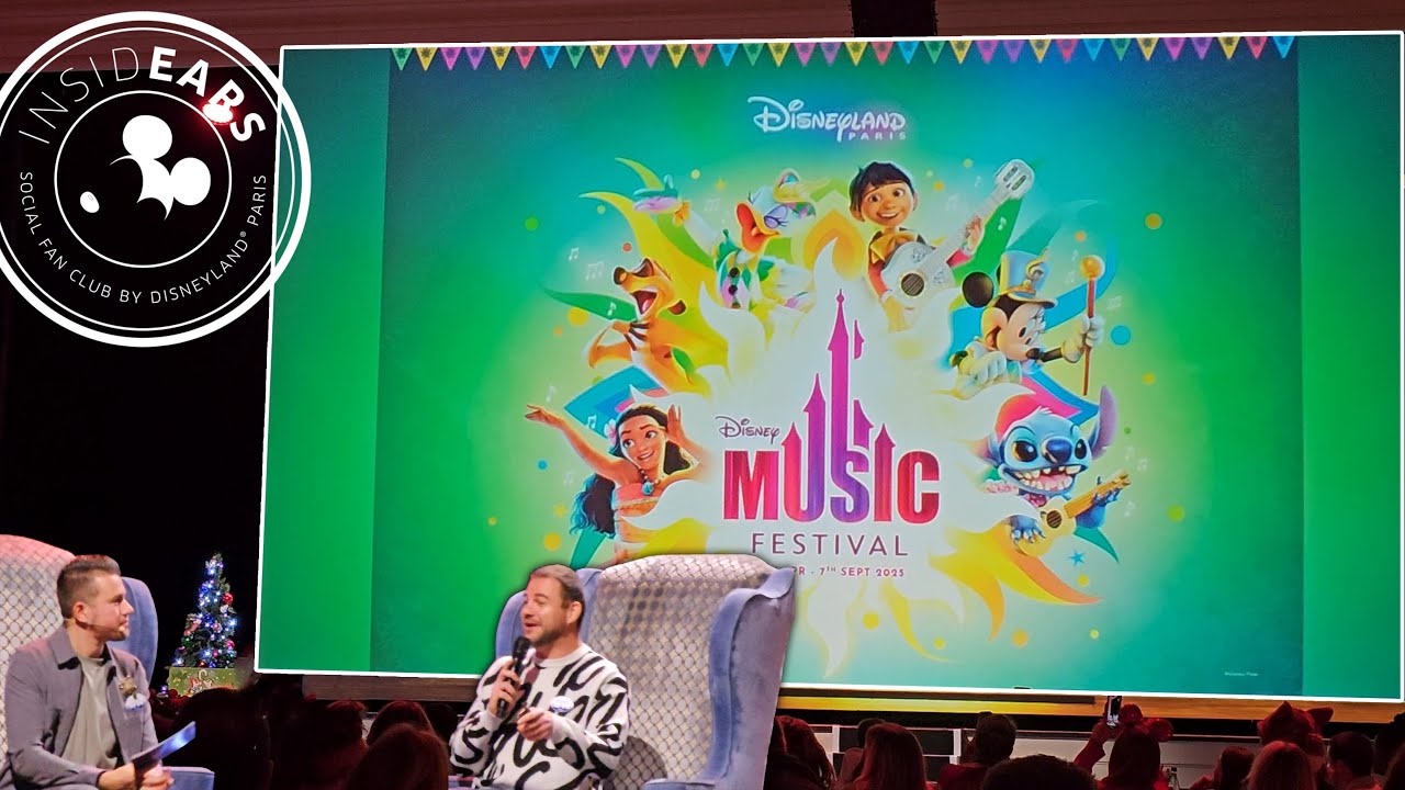 NEW SEASON 2025 : Disney Music Festival Presentation - Disneyland Paris - Insidears