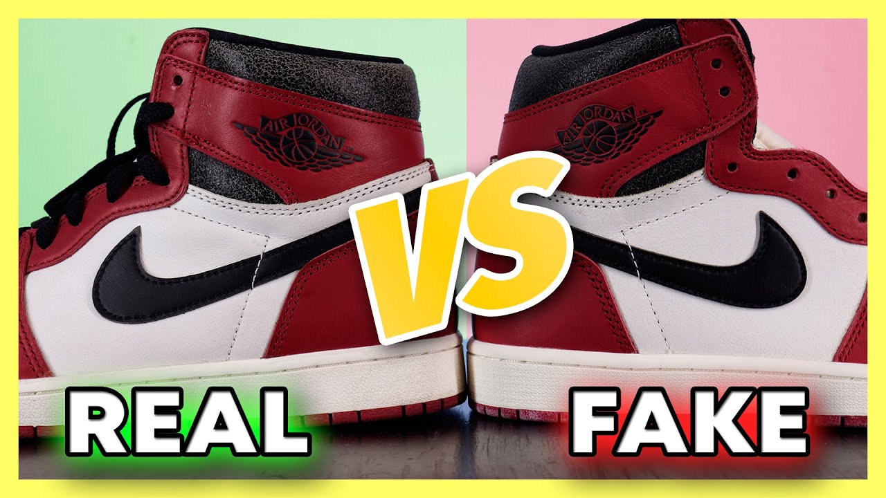 Jordan 1 Lost And Found Original vs Fake ¿Cuales son las diferencias?