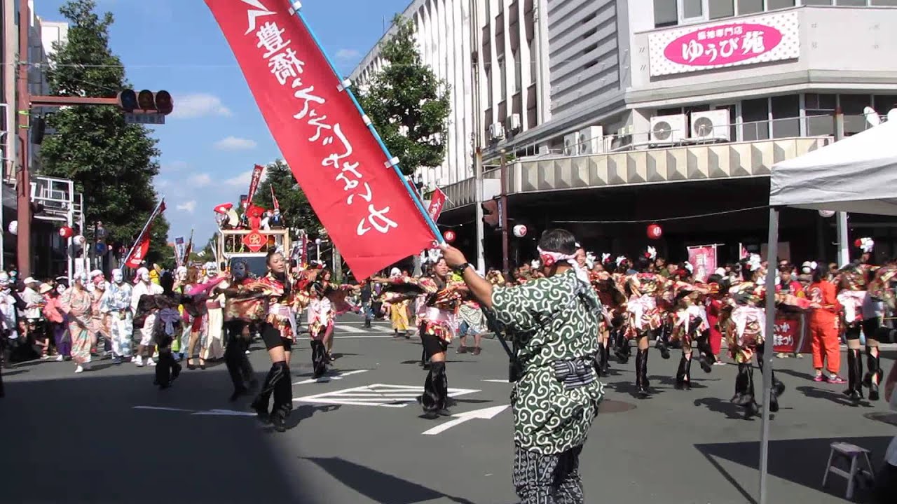 第60回 ええじゃないか豊橋まつり パレカの賑わい 愛知 2014 10