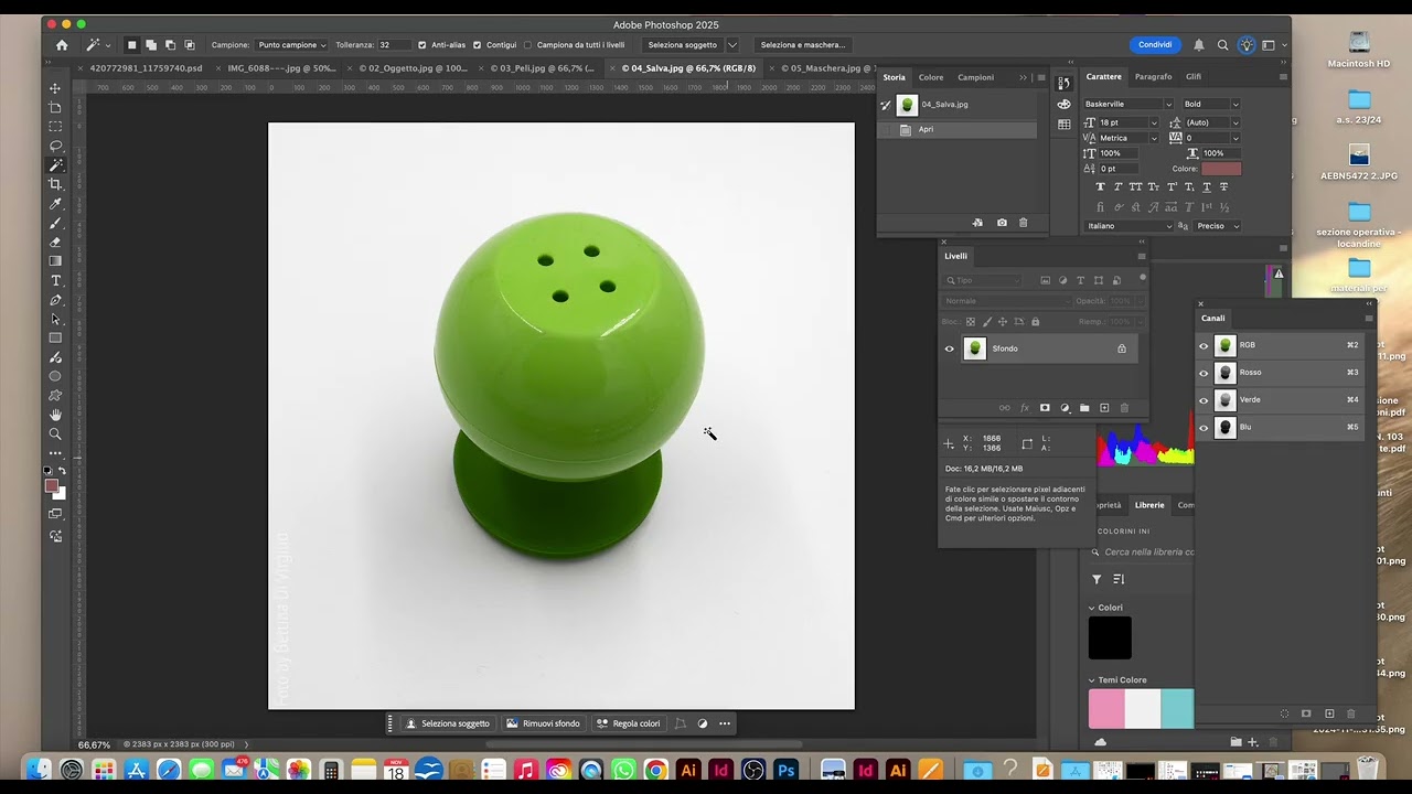 prima lezione sulle selezioni di photoshop   18/11/25
