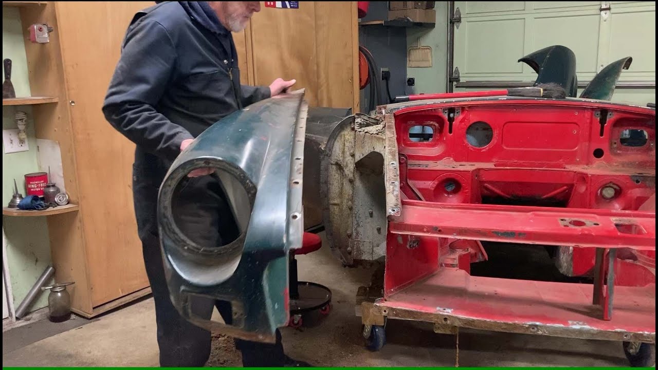 MGB Restoration '64 Pt.13 Remove Fenders