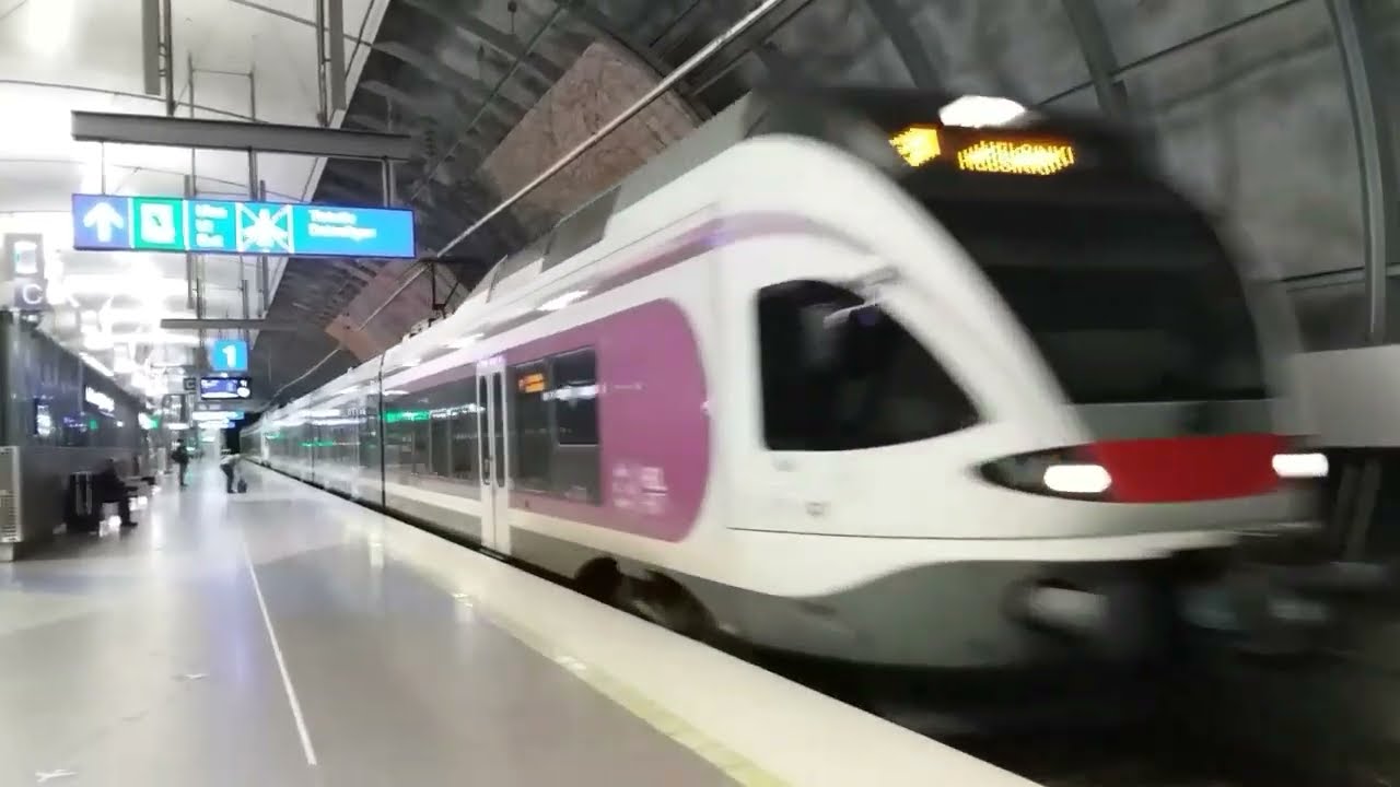 VR Train Trip | P8693 & IC 49 | Helsinki Airport - Tikkurila - Seinäjoki