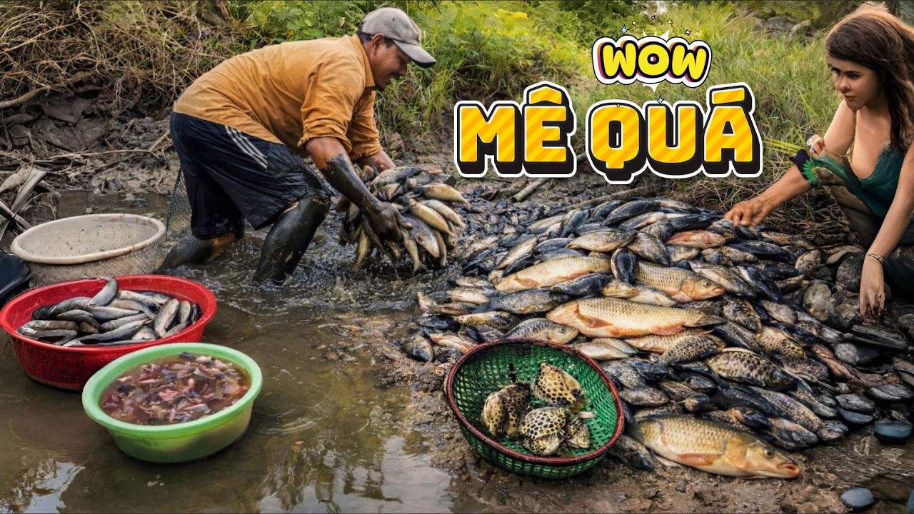 Một ngày đi thuốc cá, kéo lên toàn cá khủng – lộ diện loài cá ngon nhất miền sông nước!”