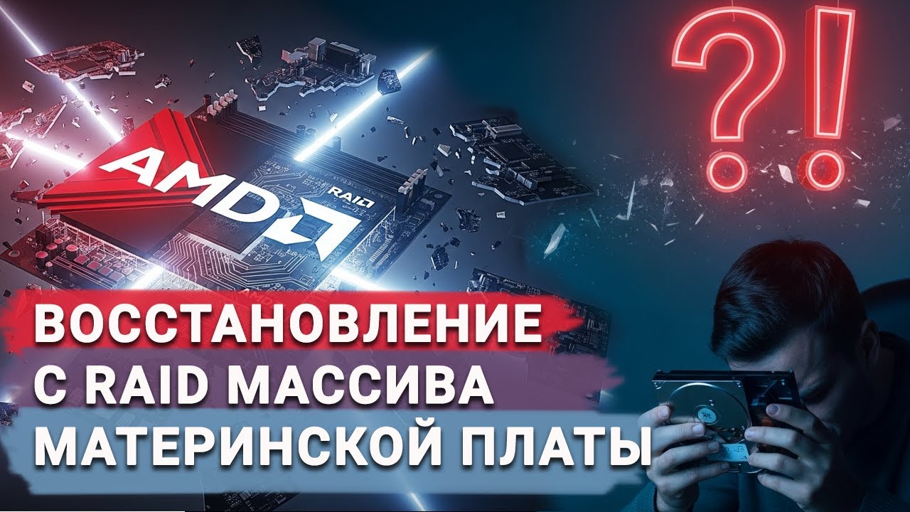Как восстановить данные с разрушенного RAID-массива материнской платы на базе AMD (RAIDXpert2)