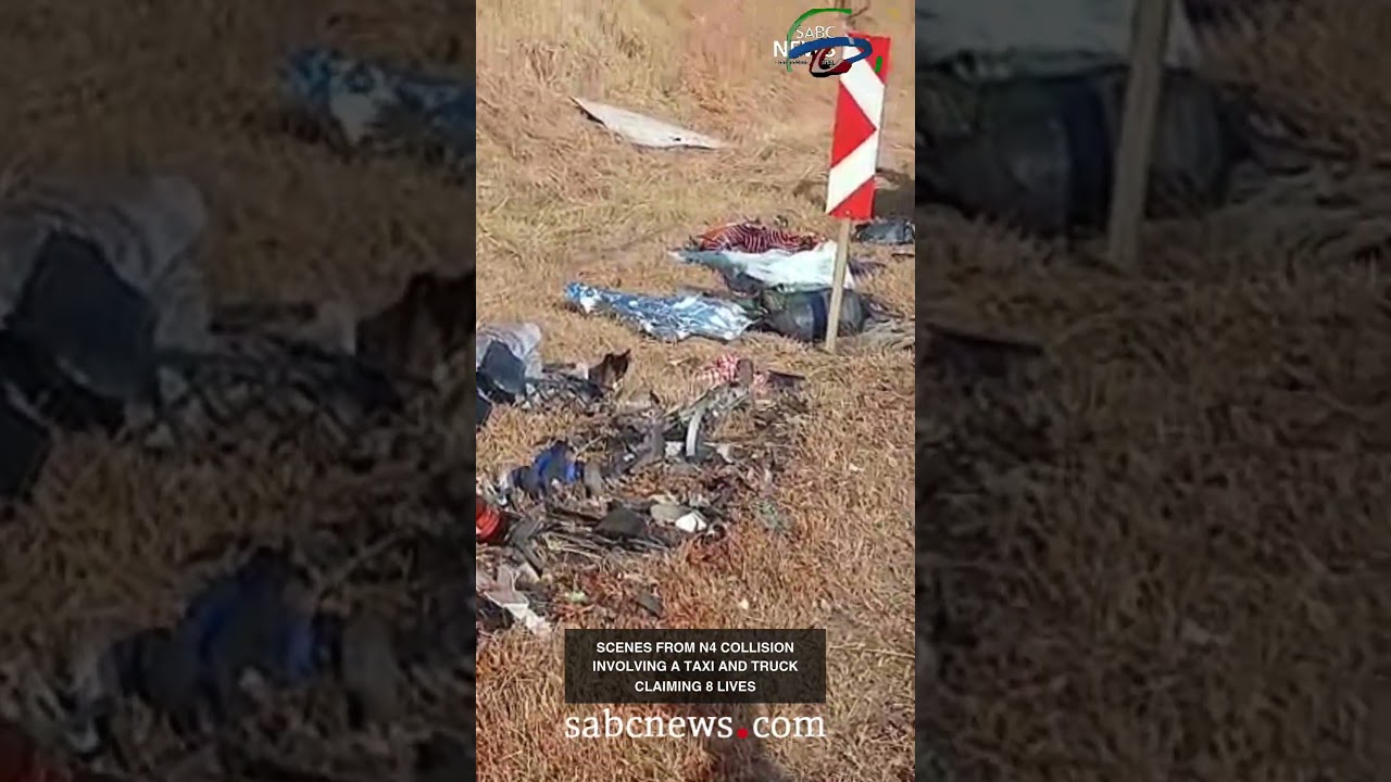 Visuals at the scene of the Mpumalanga crash  #sabcnews #traffic