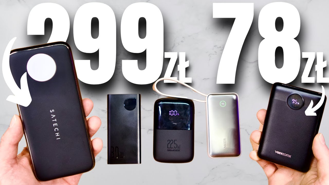 TOP 5 PowerBank&oacute;w 10 000mAh - Czym r&oacute;żnią się TANIE od DROGICH?