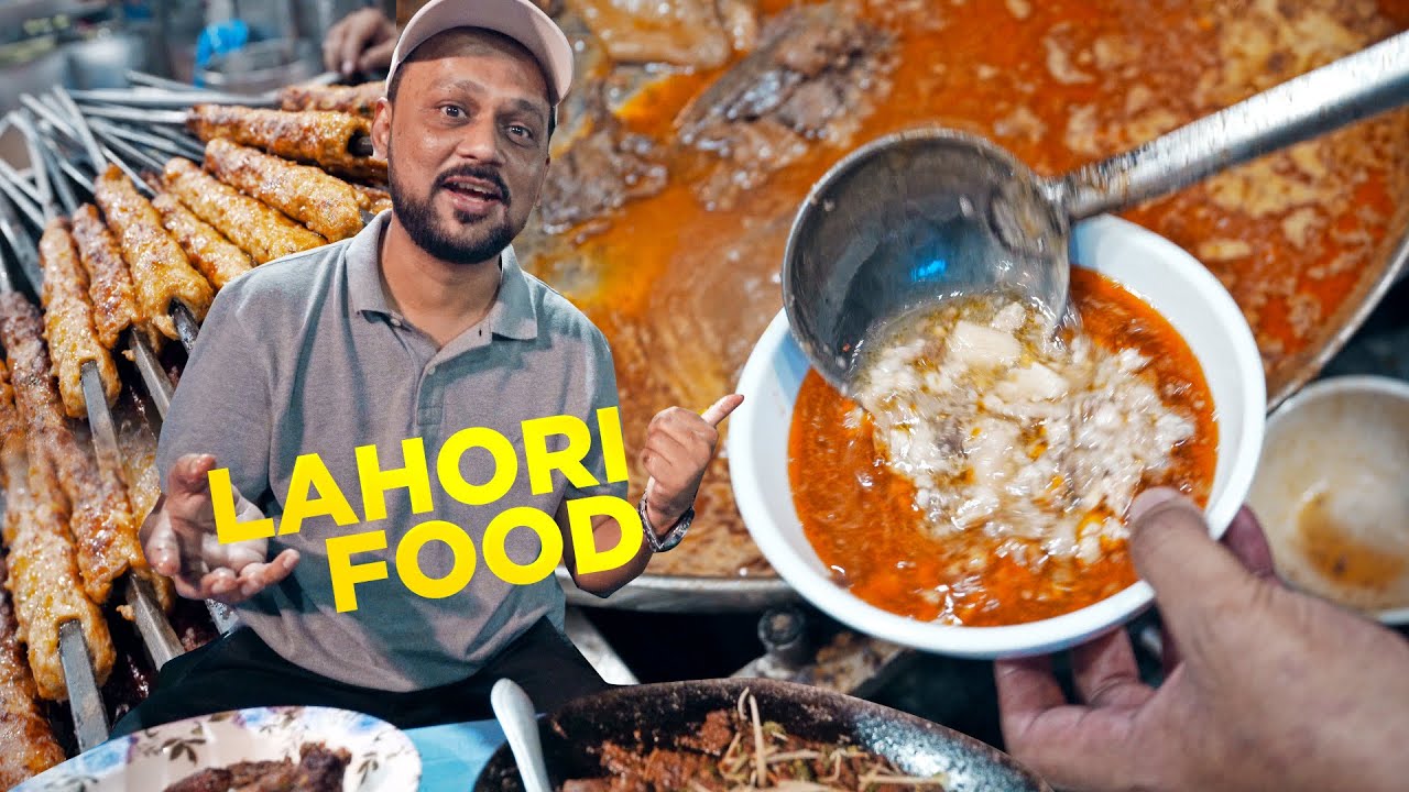 Baba Jamal ki Seekh Boti Karhai | Lazeez Bong Siri Paya | Pakistan Street Food, Lahore