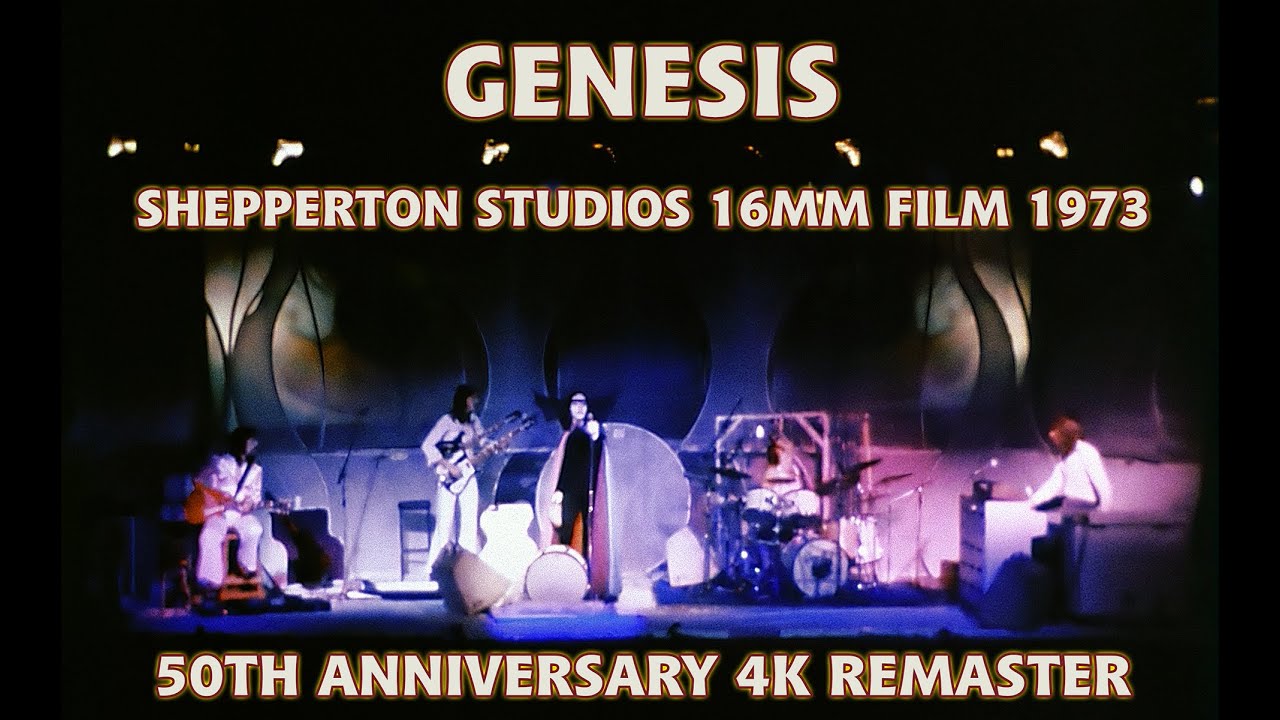 Genesis Shepperton Studios Live 1973 16mm Film - 50th Anniversary Remaster (4K)