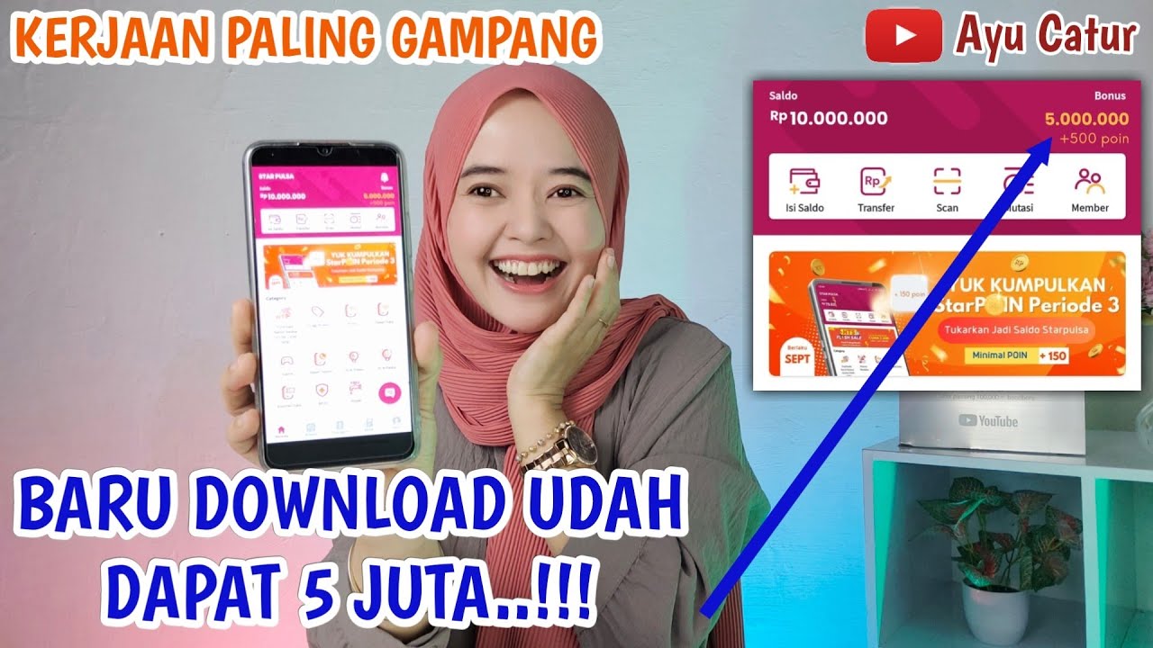 BARU DOWNLOAD UDAH DAPAT 5 JUTA..!! GAK JUALAN PUN TETEP DAPET KOMISI, BEGINI CARANYA