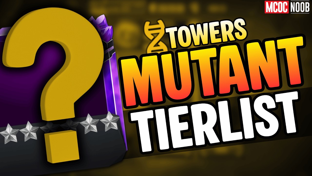 NEW Mutant Tower Tier List! Best Champions Ranked (MCOC 2026)