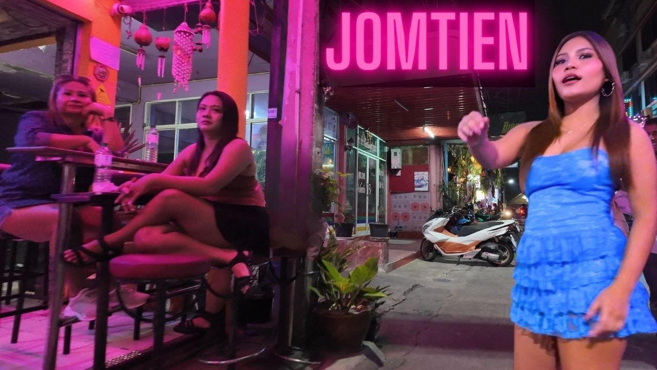 [4K] JOMTIEN beach, the best area in PATTAYA, THAILAND 2025