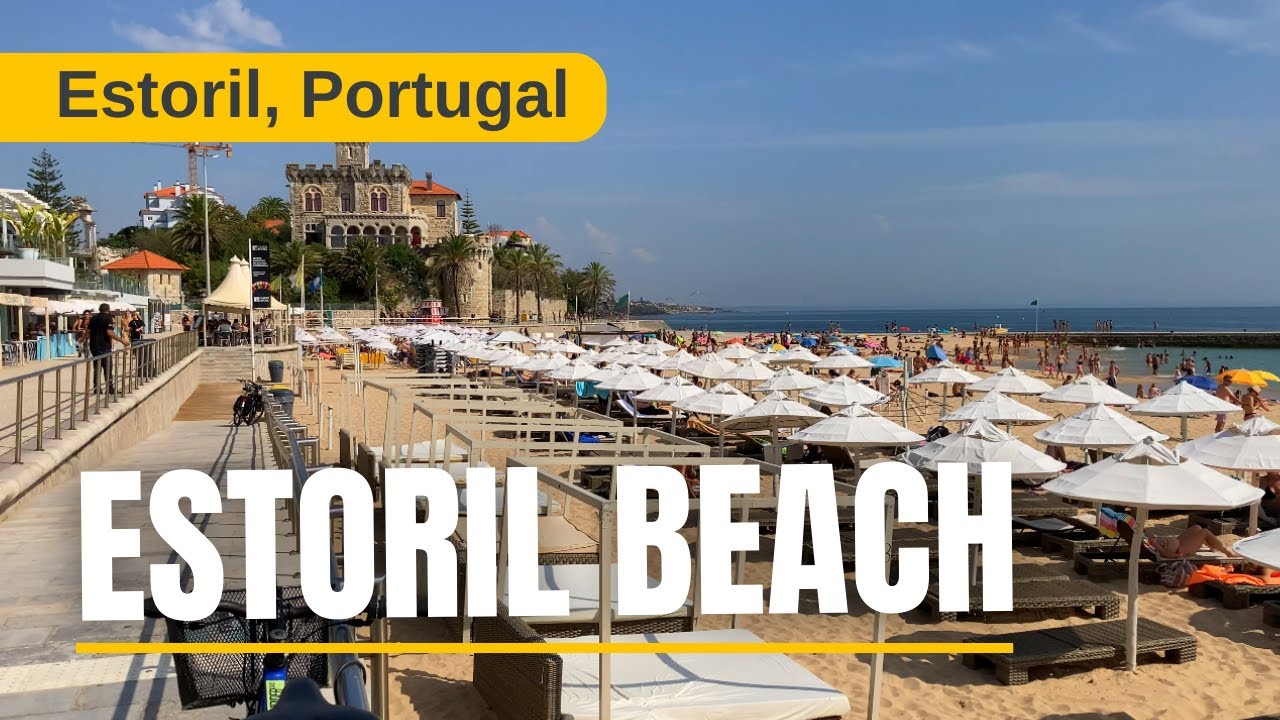 Praias de Estoril, descubra como chegar e curta o walking tour ☀️🌊🇵🇹 Portugal