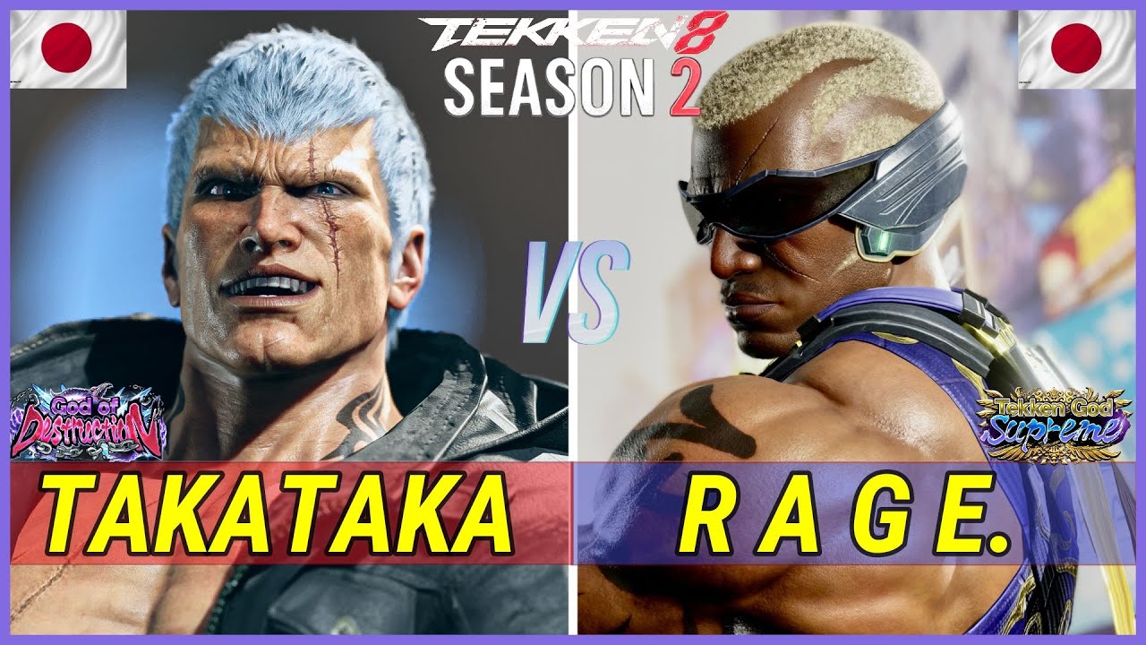 Tekken 8 (Ver.2.02) | TakaTaka Haisha (Bryan) vs Rage (Raven) Ranked Matches