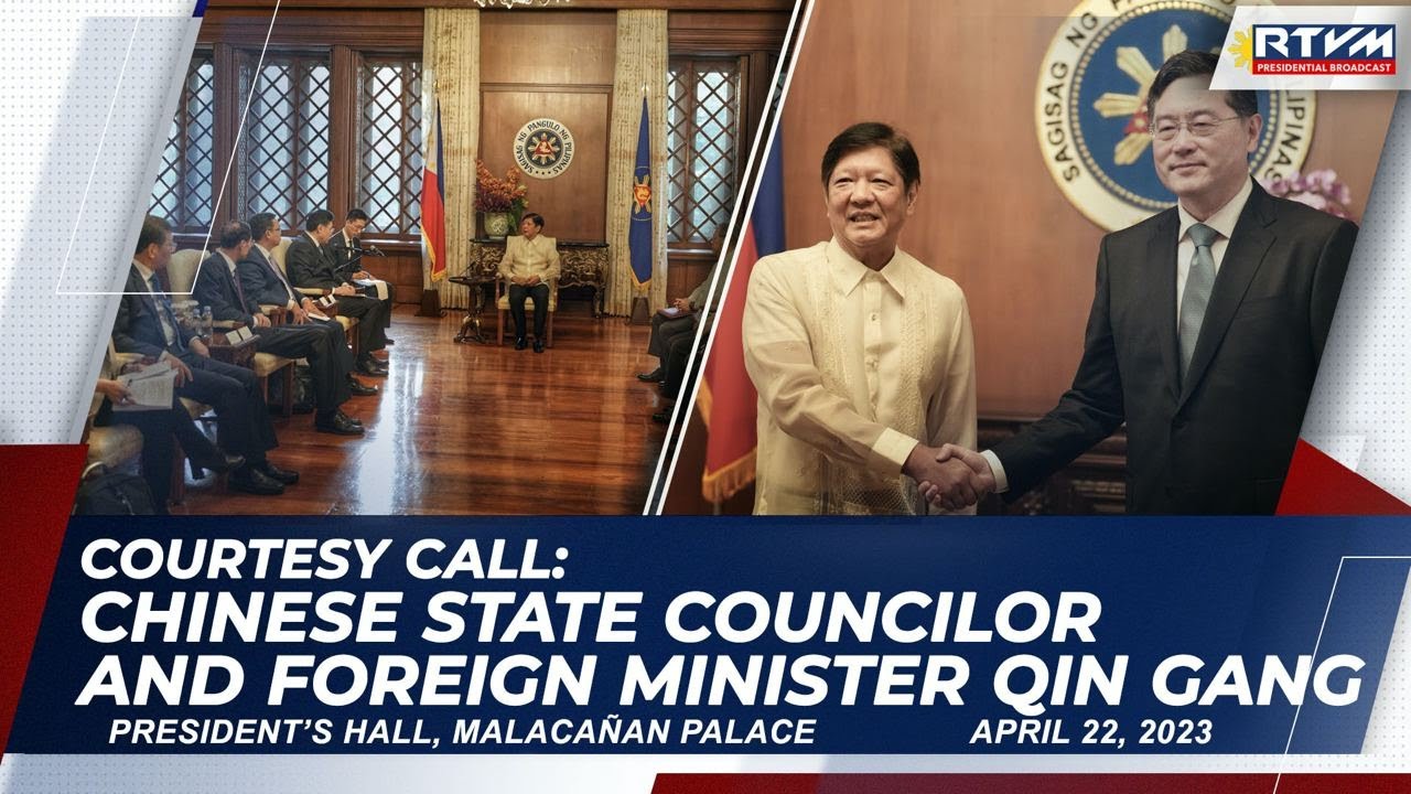 Courtesy Call of Chinese State Councilor and Foreign Minister Qin Gang 4/22/2023