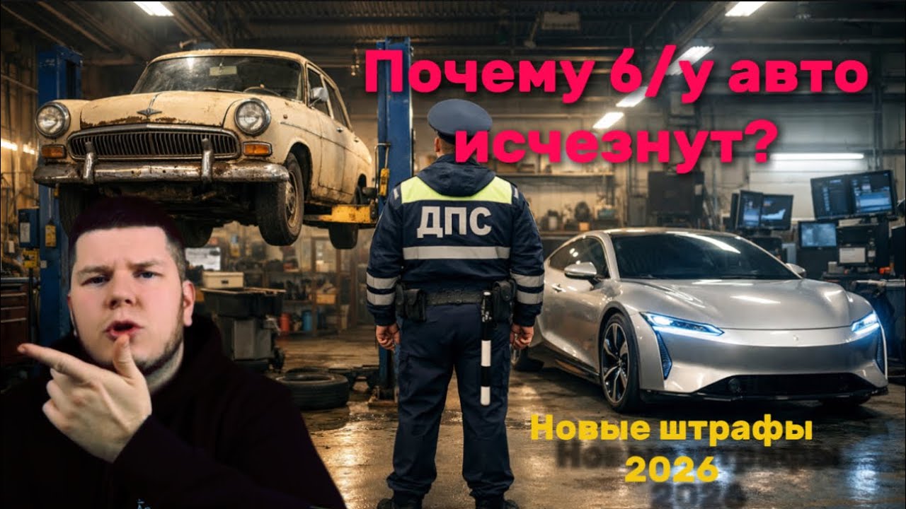 Почему б/у может исчезнуть. Штрафы 2026
