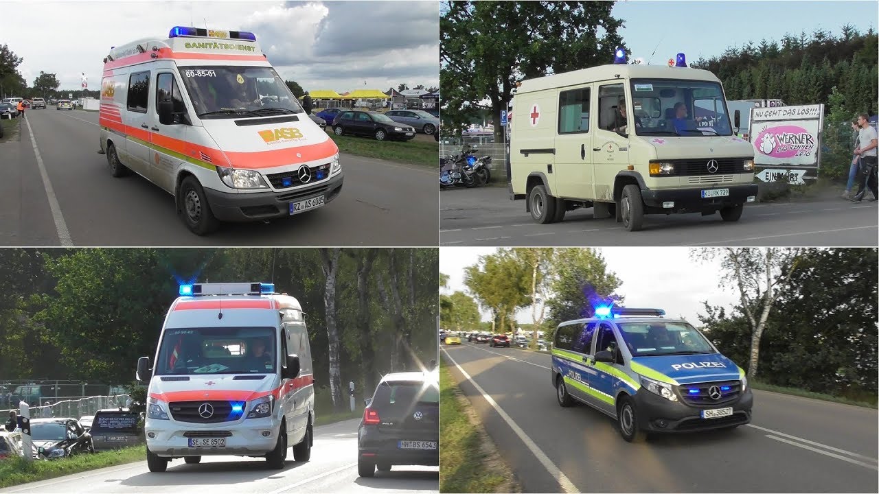 [Ausnahme in Hartenholm] Einsatzfahrten SanDienst + Pol beim 