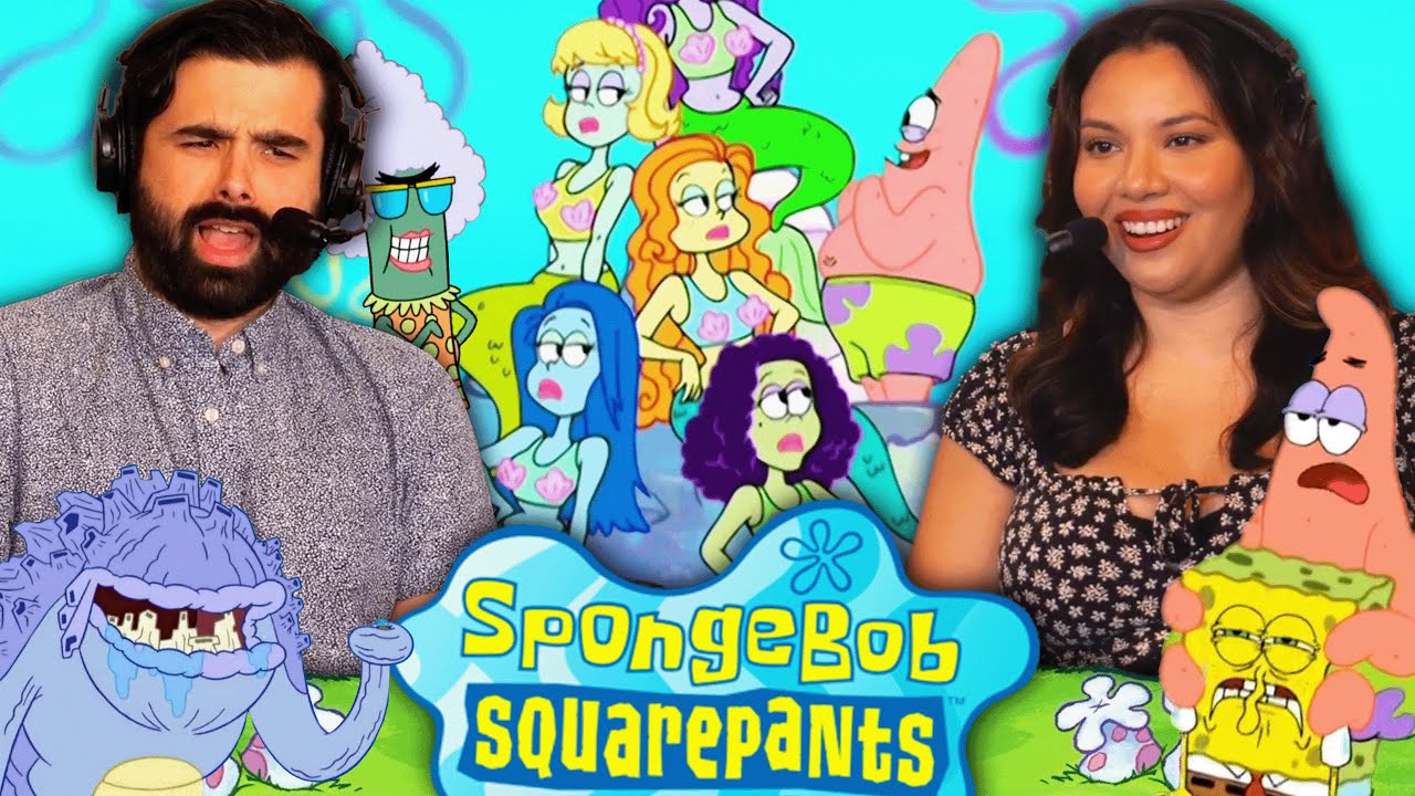 We Watched SPONGEBOB SEASON 7 EPISODE 13 AND 14 For the FIRST TIME! BIKINI BOTTOM TRIANGLE