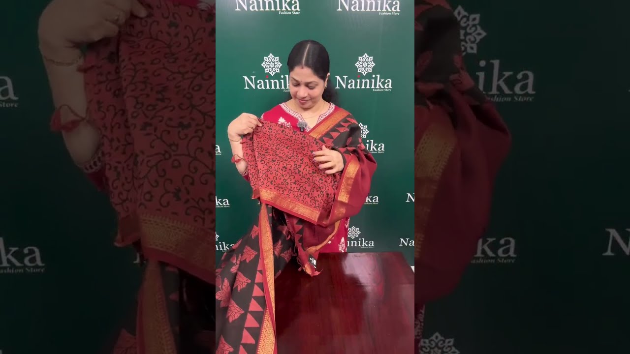 💕pure Maheshwari Silk cotton sarees//whatsapp no:8304823244//Nainika Fashion 💕//Freeshipping today 