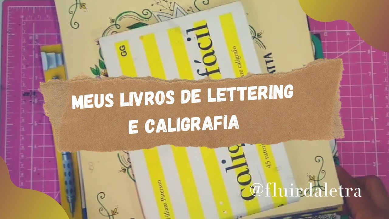 LIVROS PARA APRENDER CALIGRAFIA E LETTERING #lettering #caligrafia #doodles