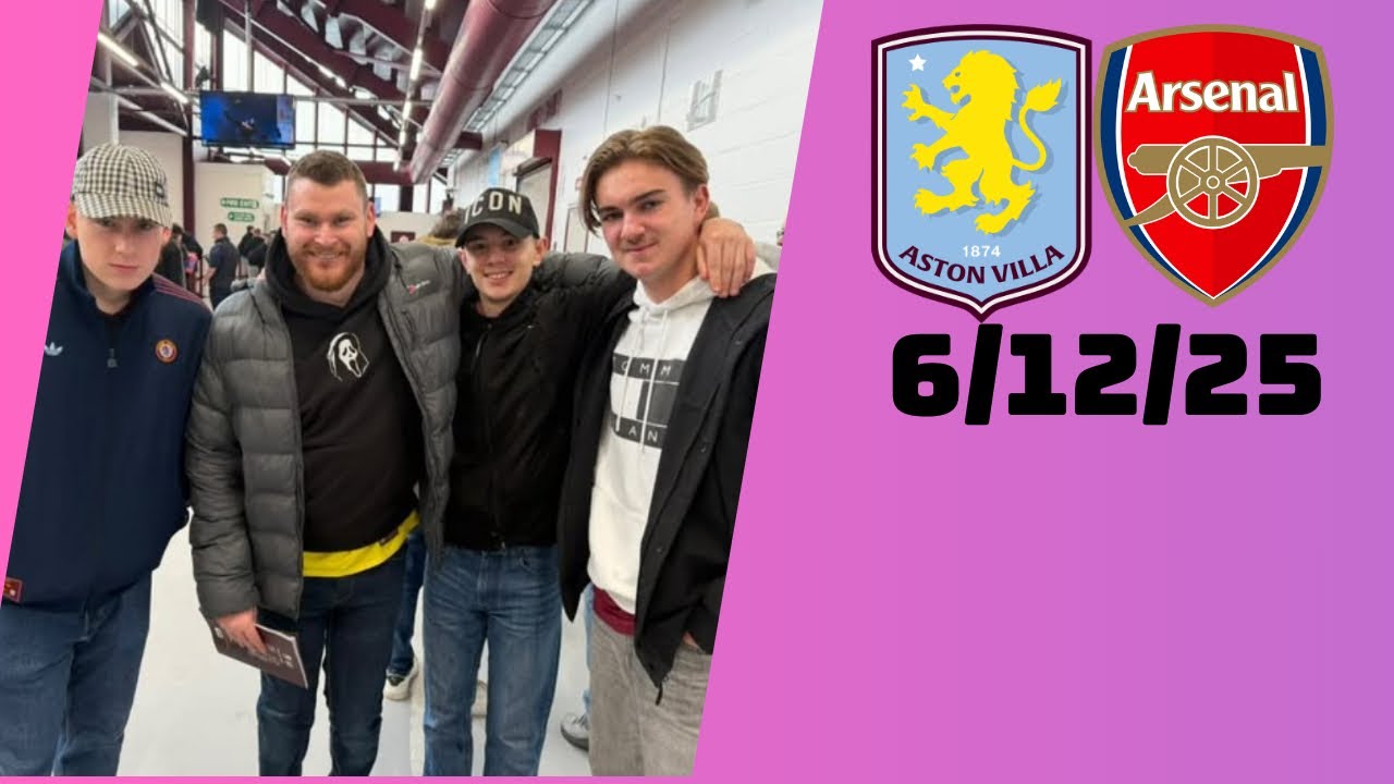 Aston Villa V Arsenal 1-0 Villa Fans At Home To Arsenal 