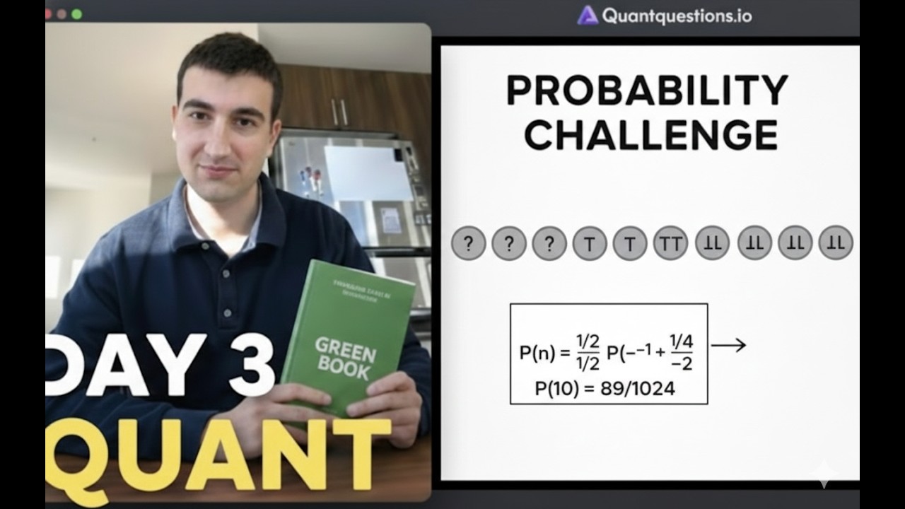 Daily Quant Challenge (Day 3): Consecutive Tails