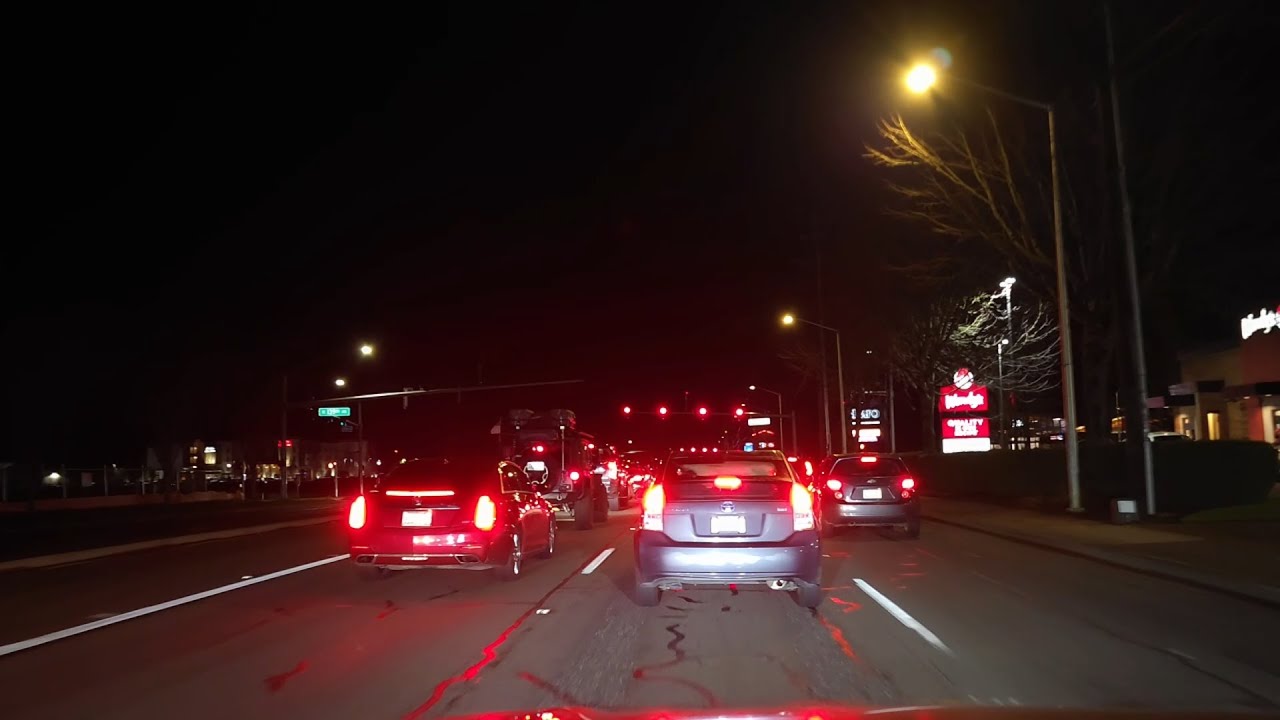Calm Night Drive Through Light Traffic  | After Hours POV