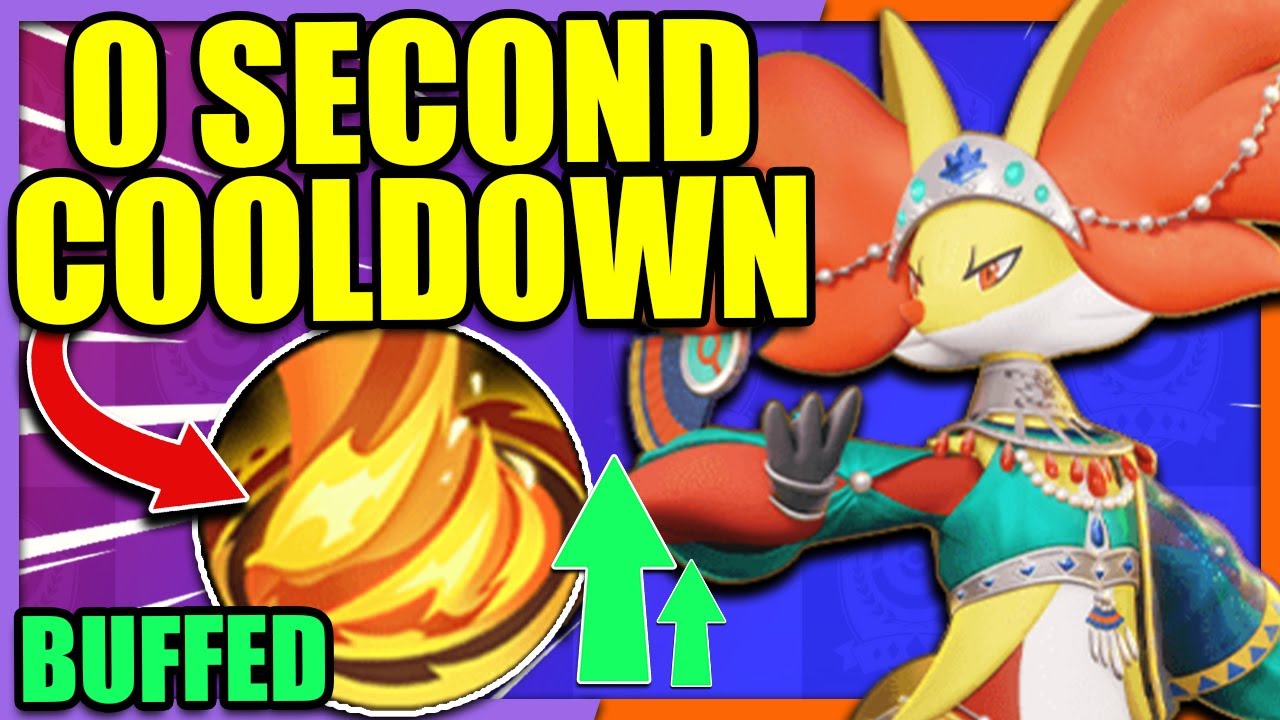 You can now PERMANTLY STUN with BUFFED FIRE SPIN DELPHOX | Pokemon Unite