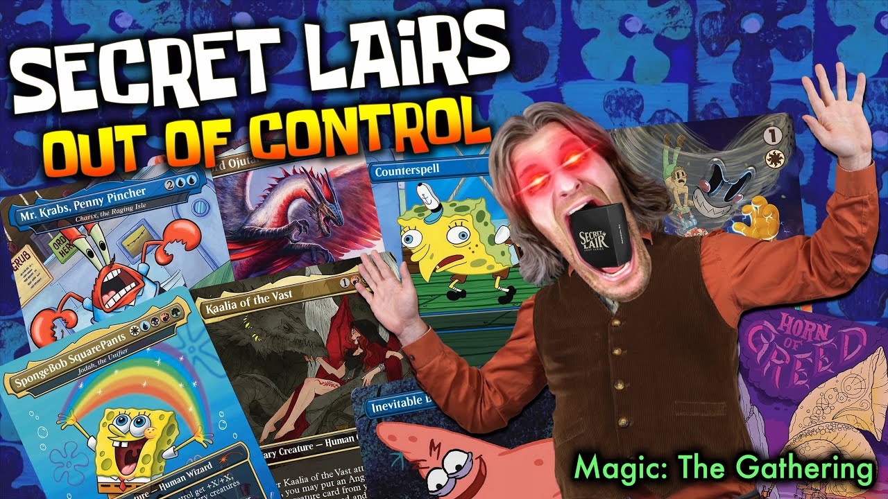 Are Secret Lair Sales Out Of Control? | SpongeBob Square Pants Magic: The Gathering Cards & More!
