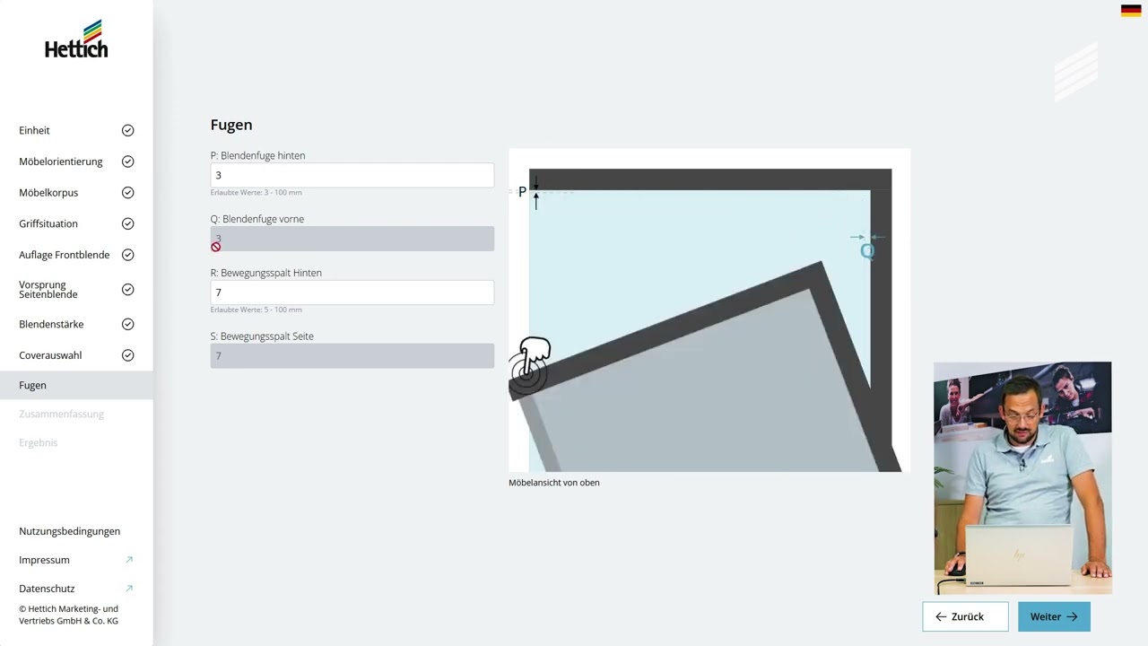 FurnSpin - jednoduchý konfigurátor