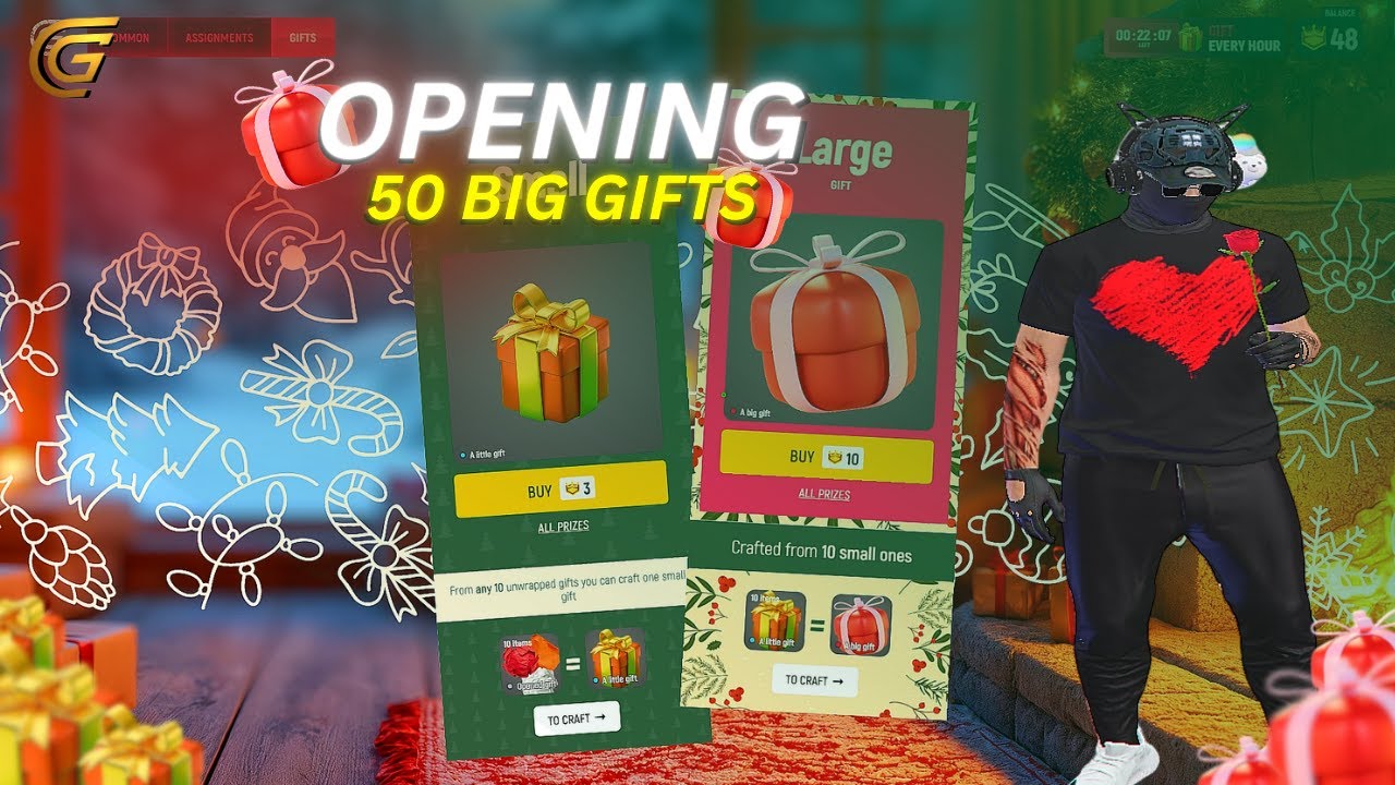 🎅 50 Christmas Gifts vs My Luck 🎅 | Grand RP Gift Opening 🎁
