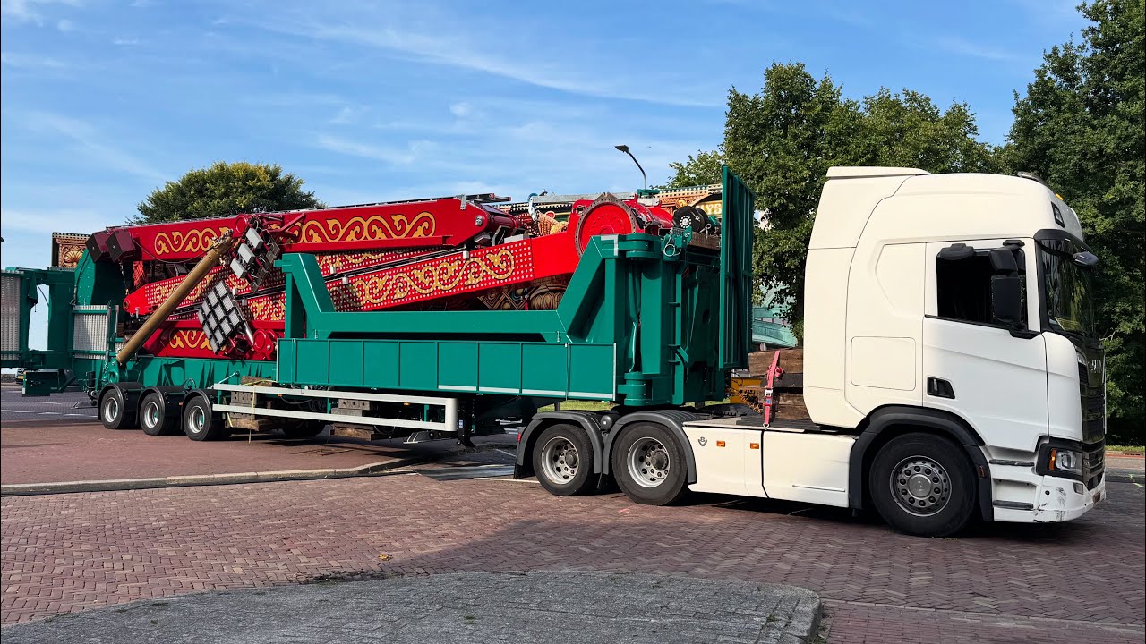 Kermis Hoorn 2025 Transport en opbouw Deel 4