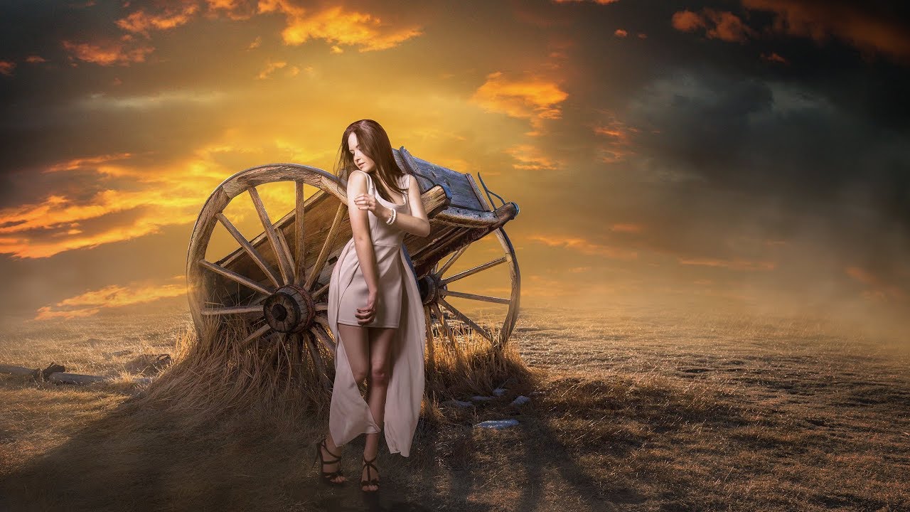 A Beauty Girl : Fantasy Photo Manipulation | Speed Art