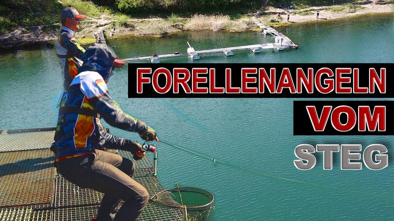 UL Angeln am Forellensee Oker | Vom Steg läuft es