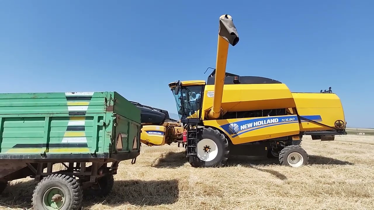 Yollarbaşı Köyümüzde İlk Arpa hasadı