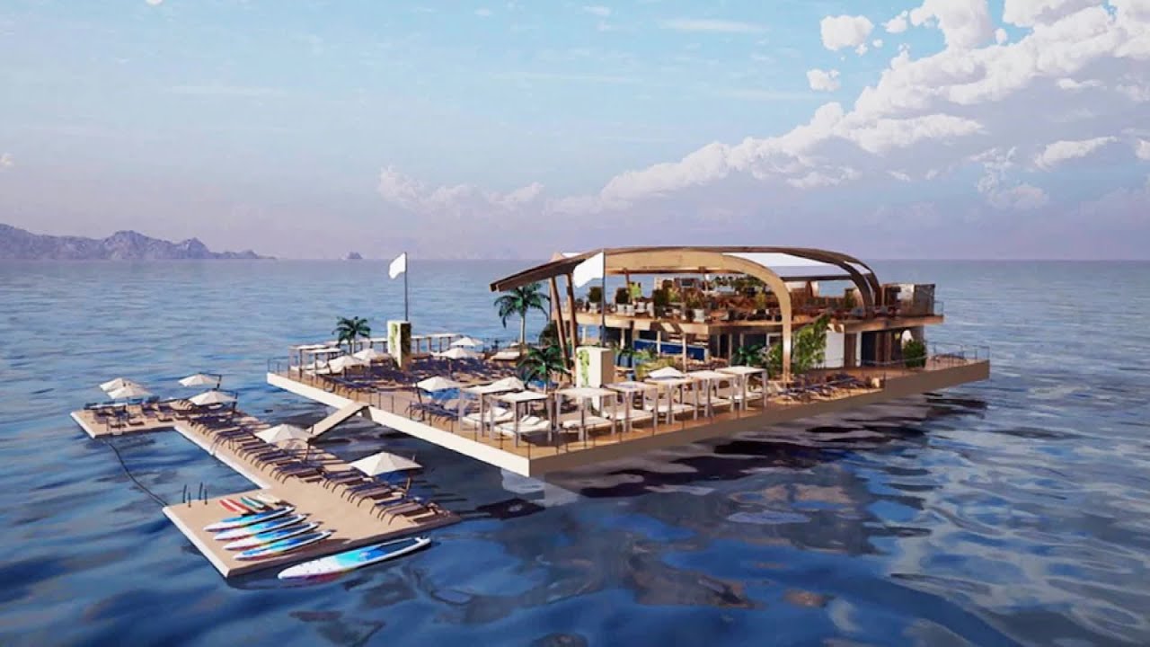 La région Paca rétropédale sur Canua Island, une île flottante artificielle