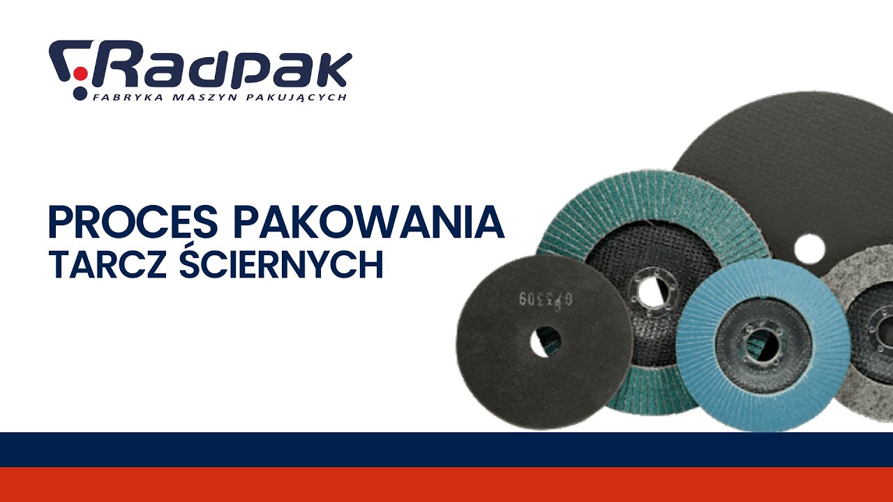 Linia pakująca | tarcze ścierne | RADPAK