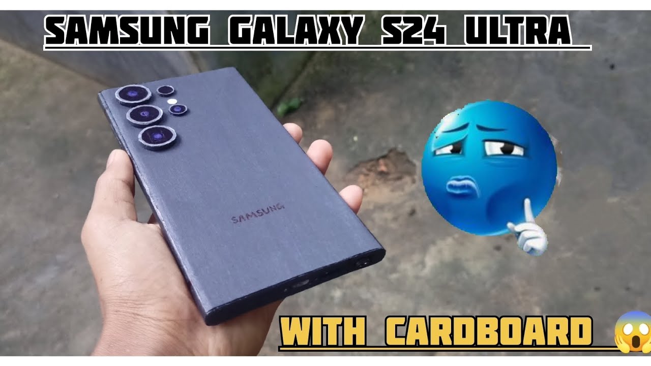 How to make Samsung galaxy s24 ultra with cardboard 😱😱//#cardboard #samsung #s24ultra #howtomake