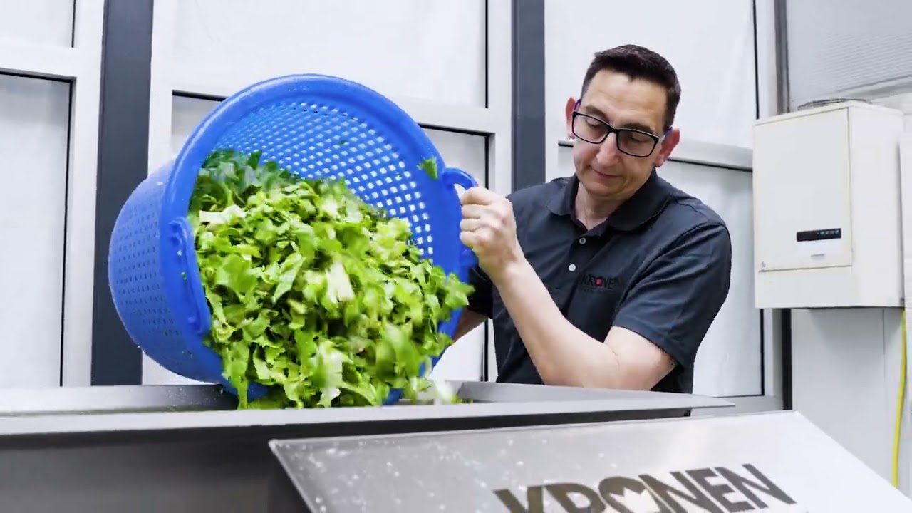 HEWA 3800 washing machine for lettuce, vegetables, herbs and fruit etc. - KRONEN