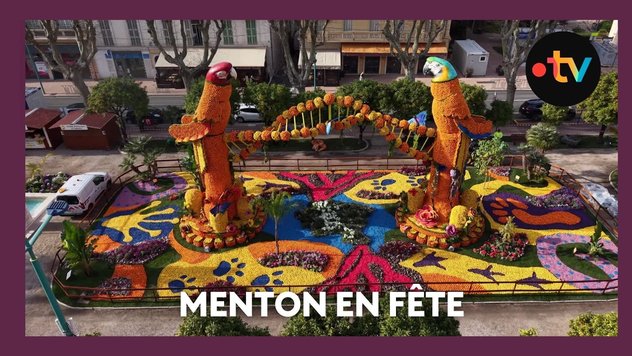 Les premières images de la Fête du citron de Menton 2026