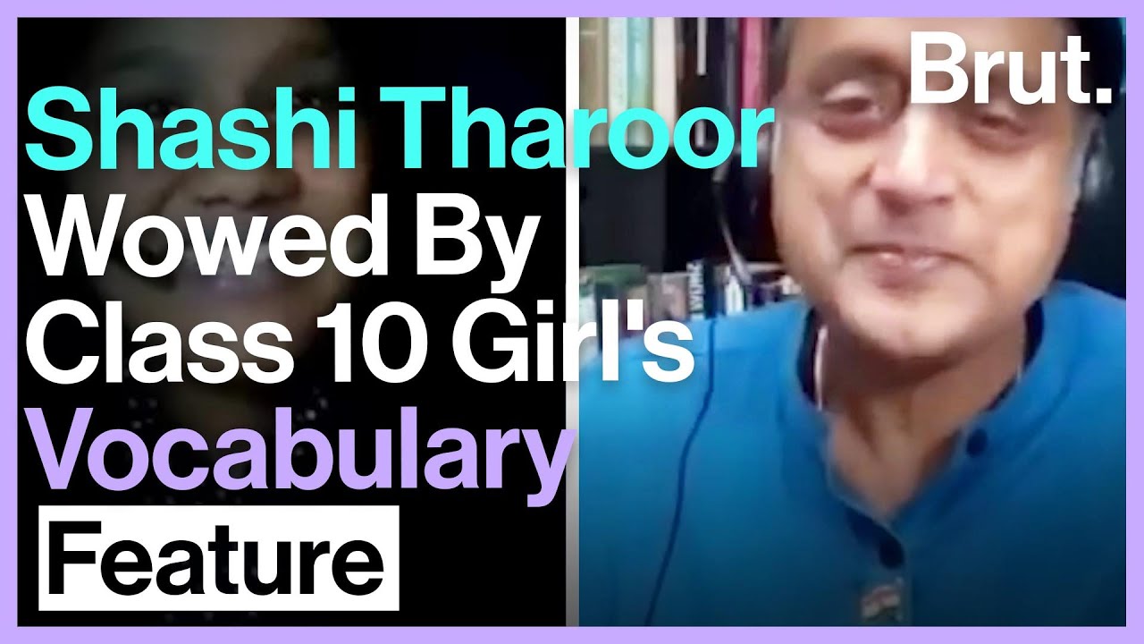 Kerala Class 10 Girl’s Vocab Wows Tharoor