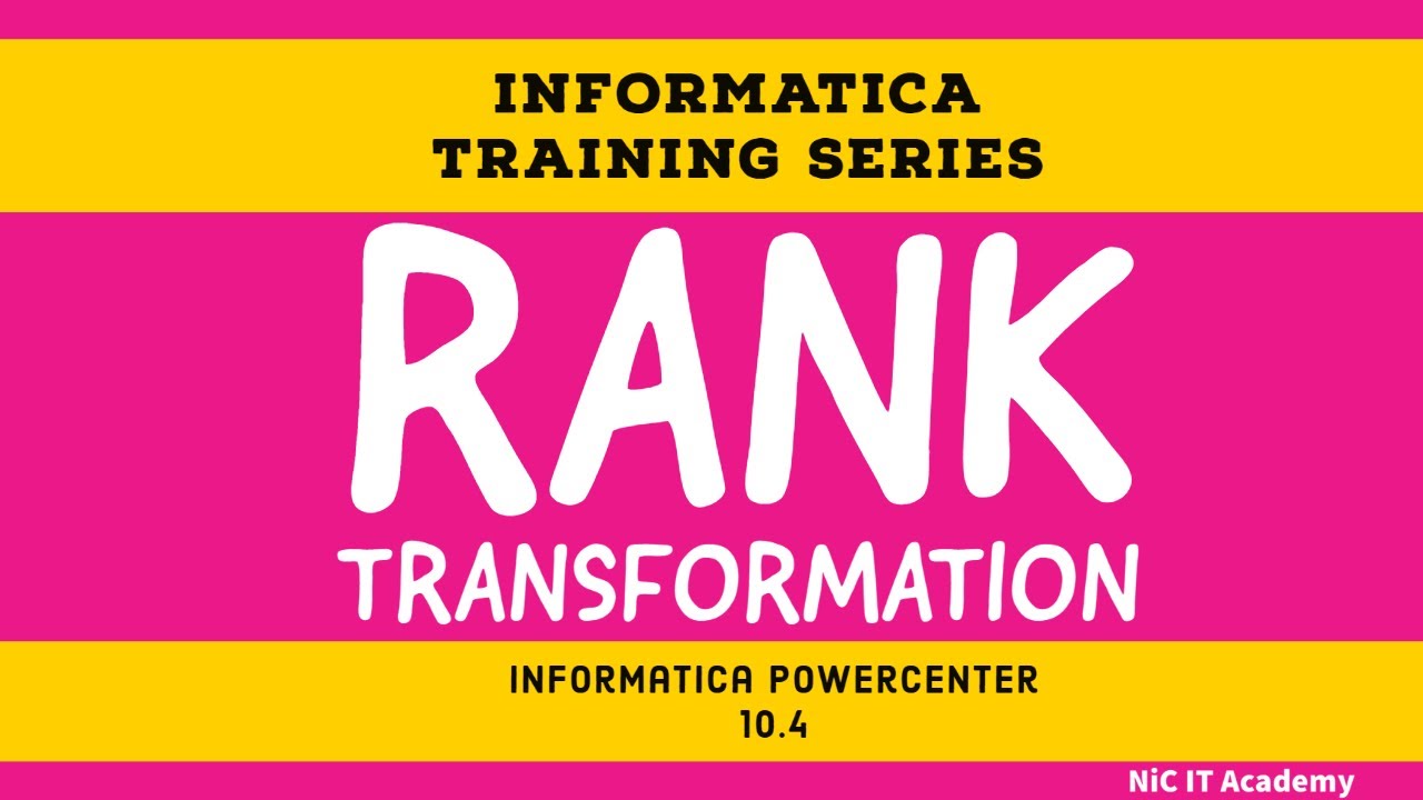 Rank Transformation in Informatica | Informatica Tutorial for beginners