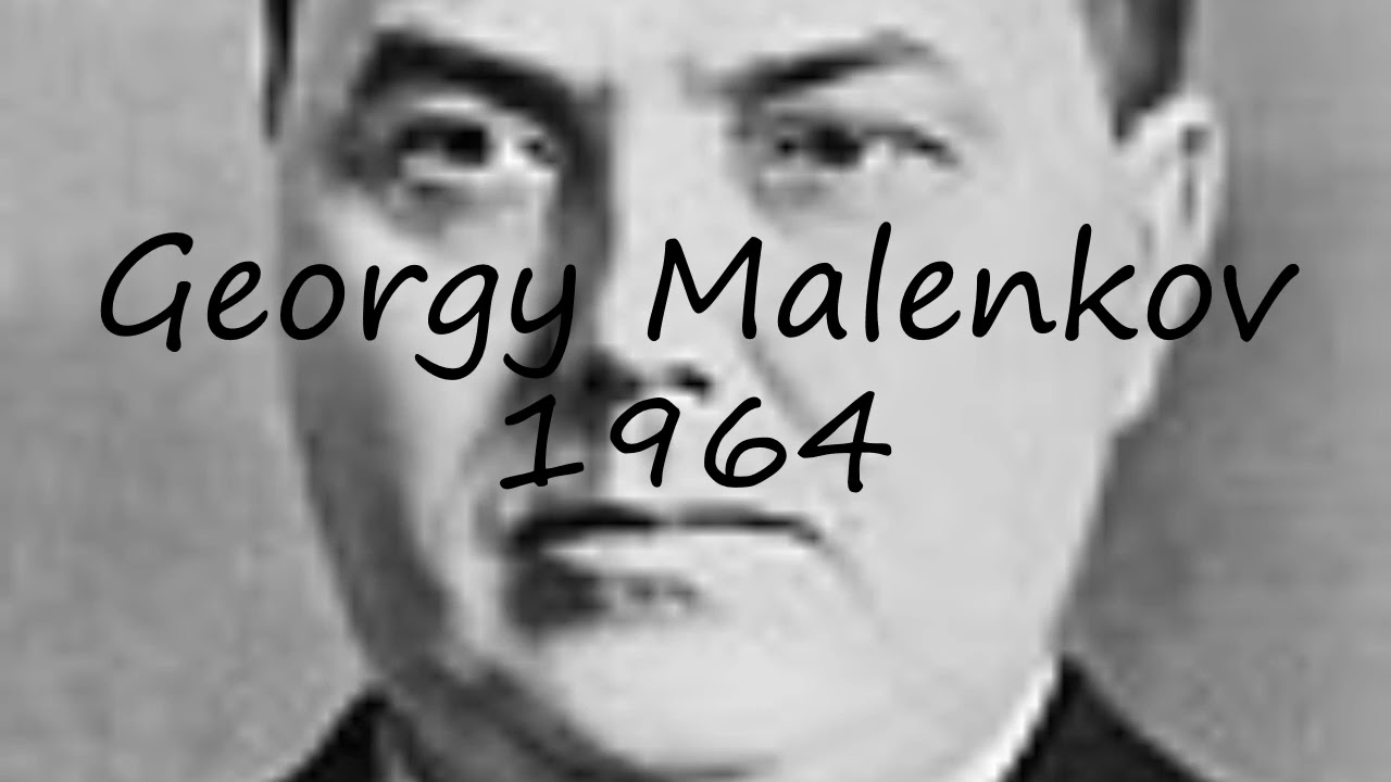 How to pronounce Georgy Malenkov 1964 in English?