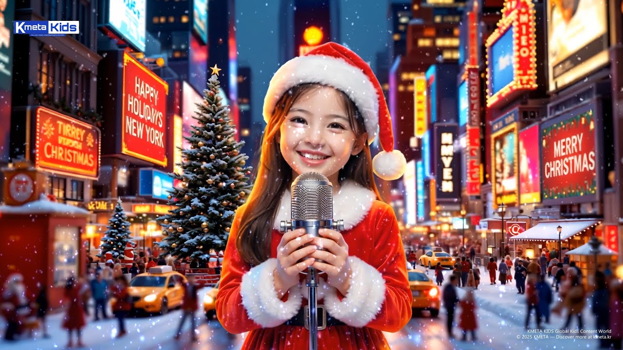 [4K] 딩동딩동 크리스마스 🎄 메리 크리스마스 동요·캐롤 | 가사 | KMETA KIDS