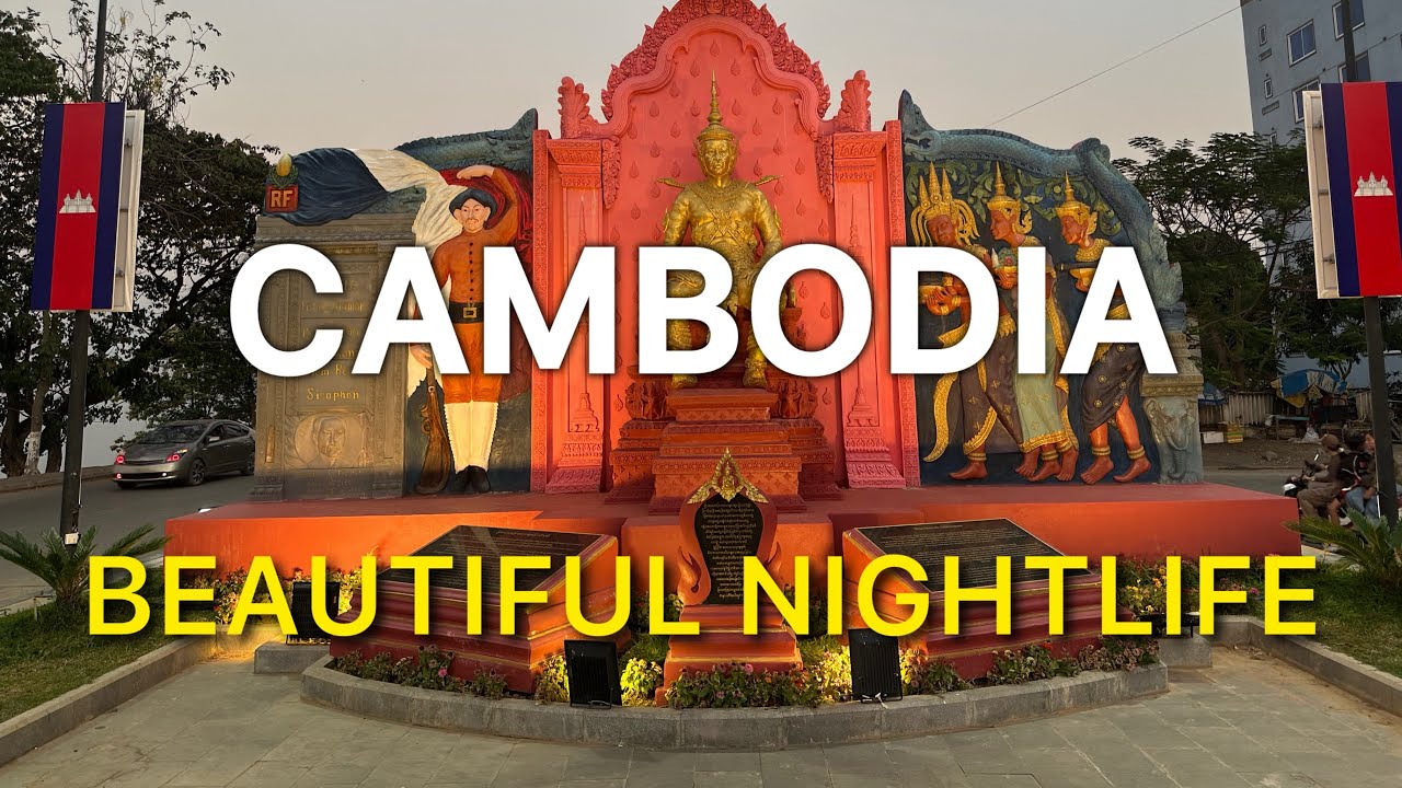Is Stung Treng province , Cambodia Still The Best World's 1 City ? Walking at evening very good