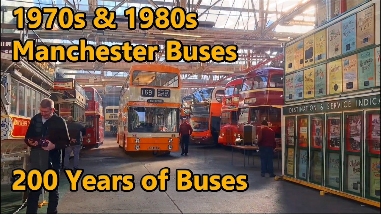 Manchester Buses 1970s & 1980s. 200 Years of Buses, Orange times