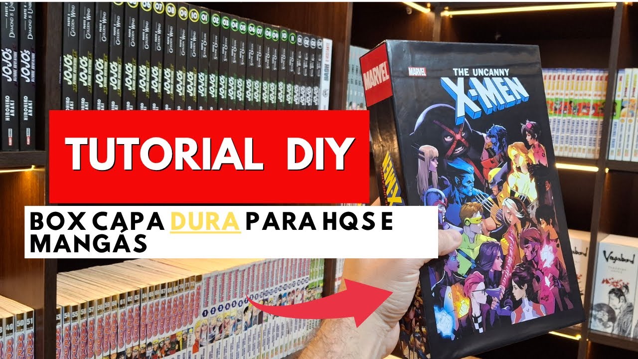 DIY BOX CAPA DURA - PARA LIVROS E MANGÀS