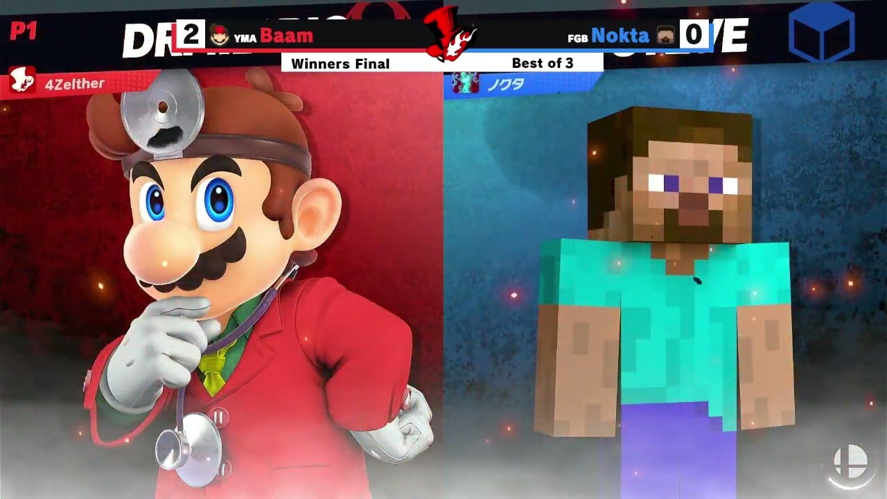 Cereal Clash 1 | Winners Final - Baam (Dr.Mario) vs Nokta (Steve) - Smash Ultimate - SSBU