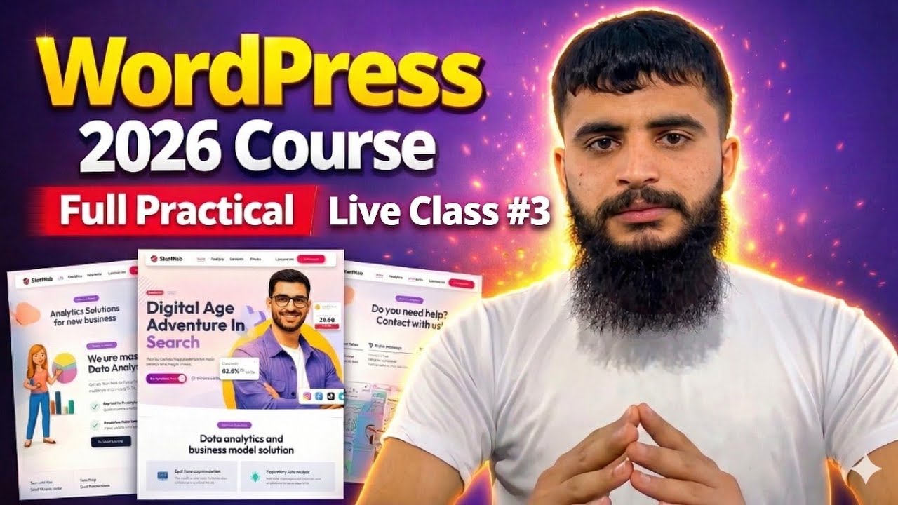 Wordpress live Course /Zakria Rajput